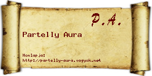 Partelly Aura névjegykártya
